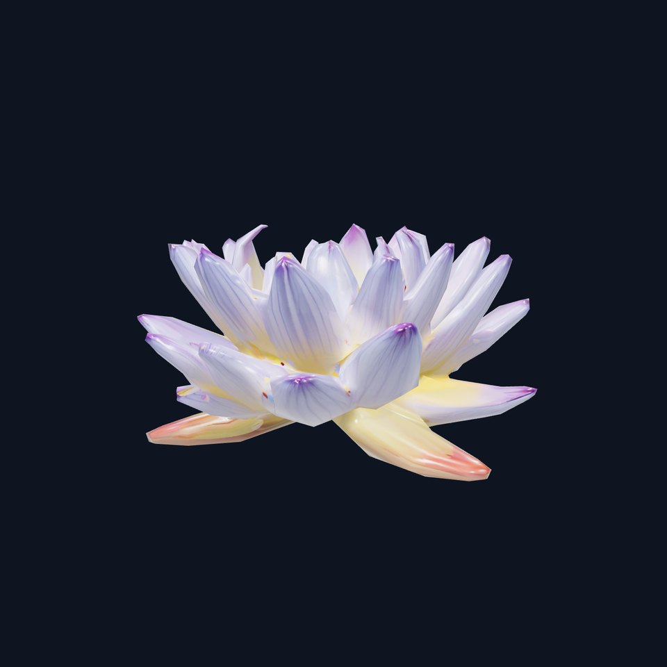 Elegant Lotus Blossom model pack